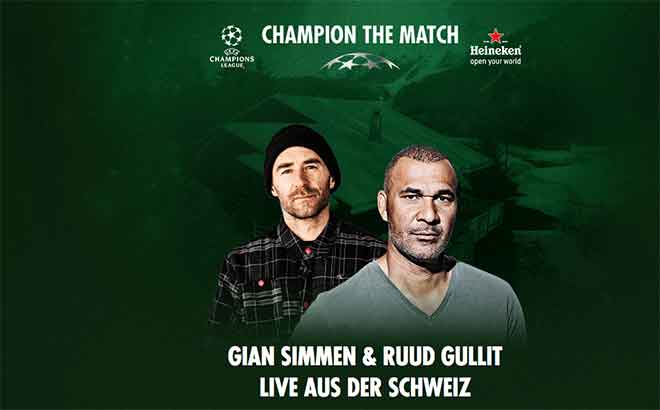 #ChampionTheMatch Session mit Ruud Gullit und Gian Simmen in Davos