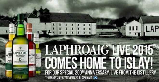 Laphroaig Live 2015 – Virtuelles Tasting am 24. September