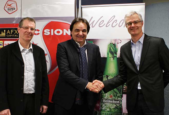 HEINEKEN und der FC Sion verlängern Partnerschaft