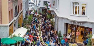«La Tavolata» St. Moritz: der längste Tisch des Engadins
