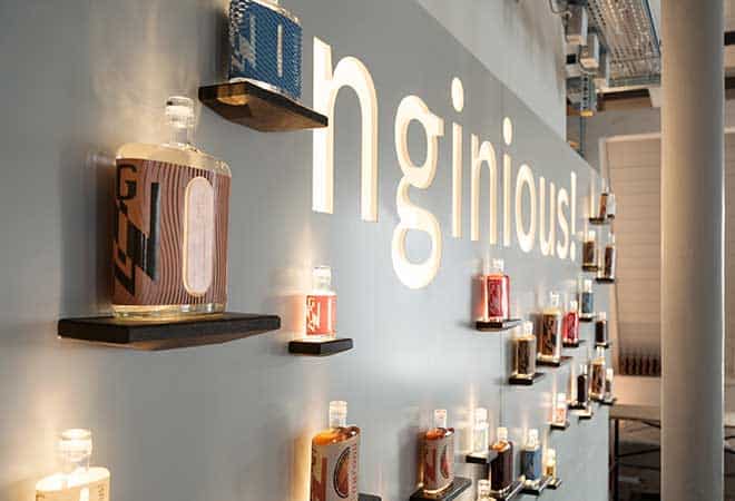 Blick in die Distillerie von Nginious Gin